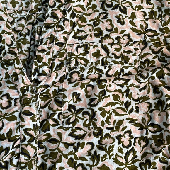 Anne Taylor Floral-Print Blouse - XS - Picture 3 of 4